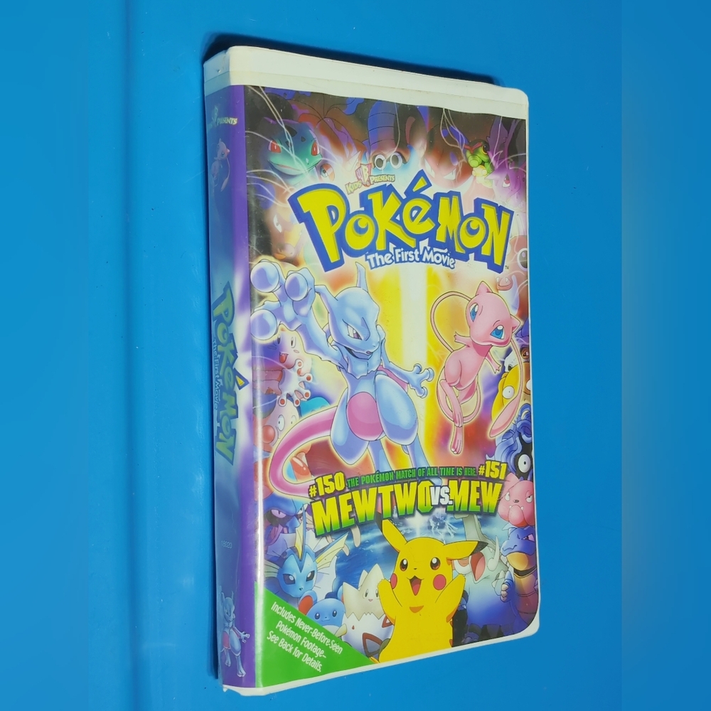 Pokemon The First Movie - Mewtwo vs. Mew 2000 VHS